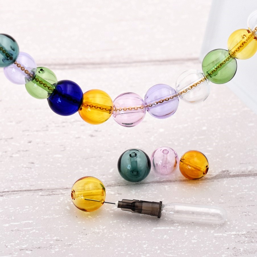 Diffuser Necklace Locket - 5pieces 12mm-16mm Diffuser Perfume Refillable Glass