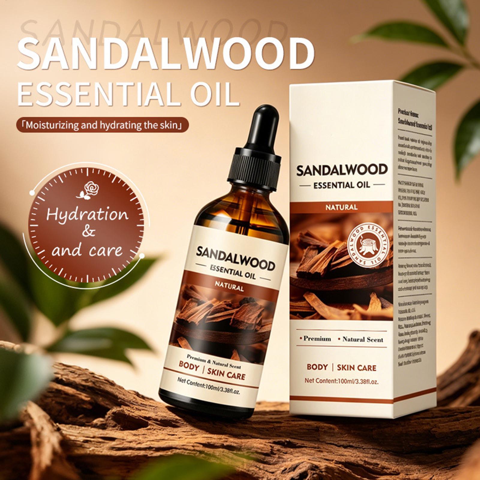 Home Fragrance With Essential Oils - Sandalwood Fragrance Oil 100ml Natural Aromatherapy