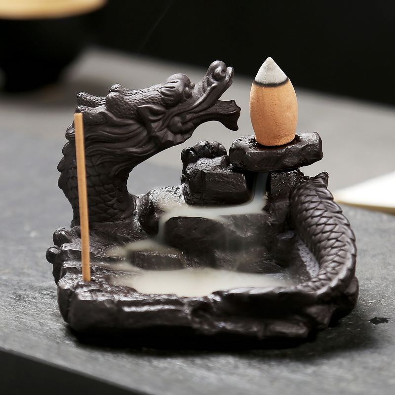 Hot Ceramic Dragon Incense Hol - огляд і ціна Home Fragrance Miniso