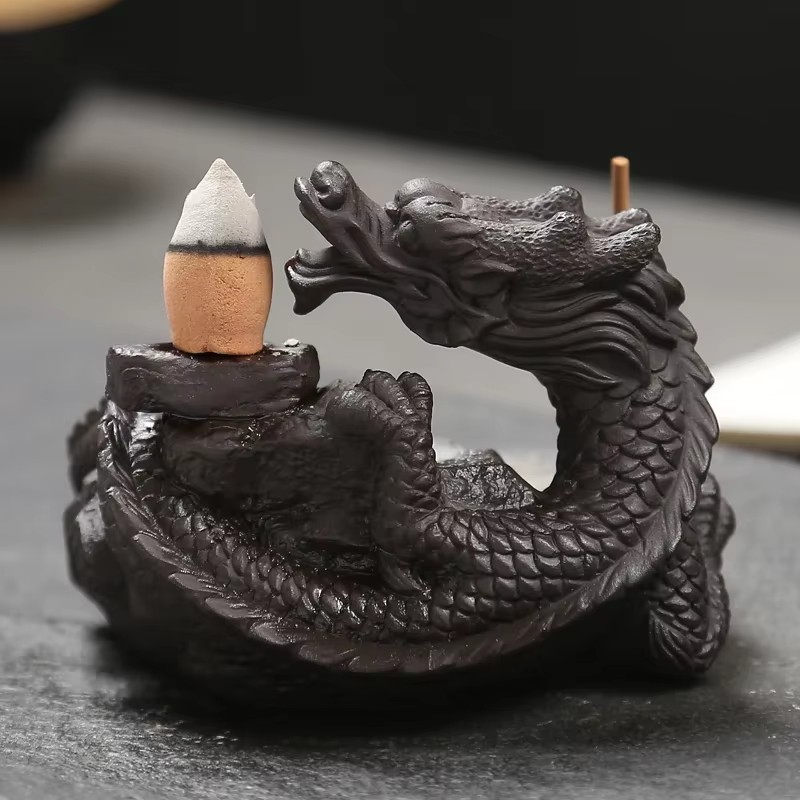 Hot Ceramic Dragon Incense Hol - огляд і ціна Home Fragrance Miniso