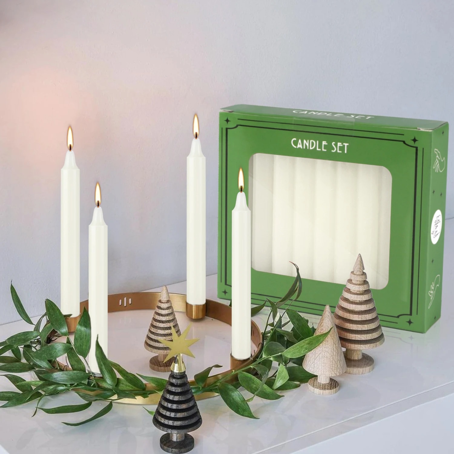 20-Pack 4-Inch Ivory White Dri - огляд і ціна Quality Home Fragrance