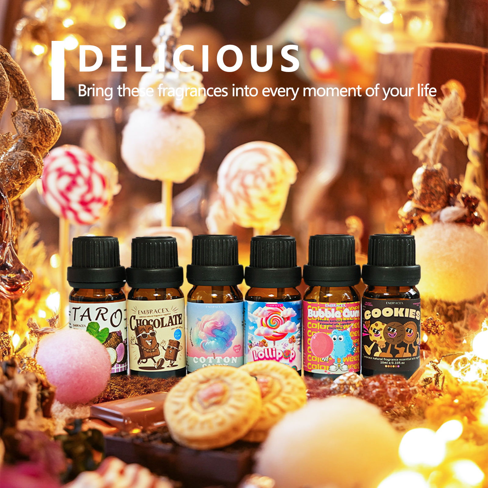 6PC/1Set Delicious Fragrance O - огляд і ціна Home Fragrance Liquid