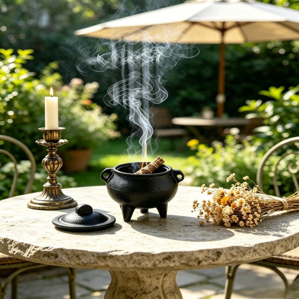 Mini Cast Iron Cauldron Incens - огляд і ціна Home Fragrance Miniso