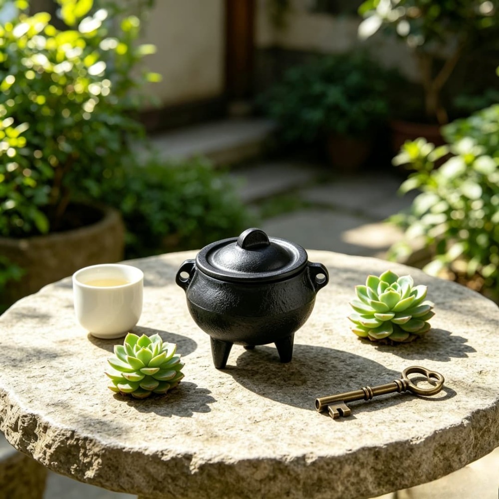 Mini Cast Iron Cauldron Incens - огляд і ціна Home Fragrance Miniso