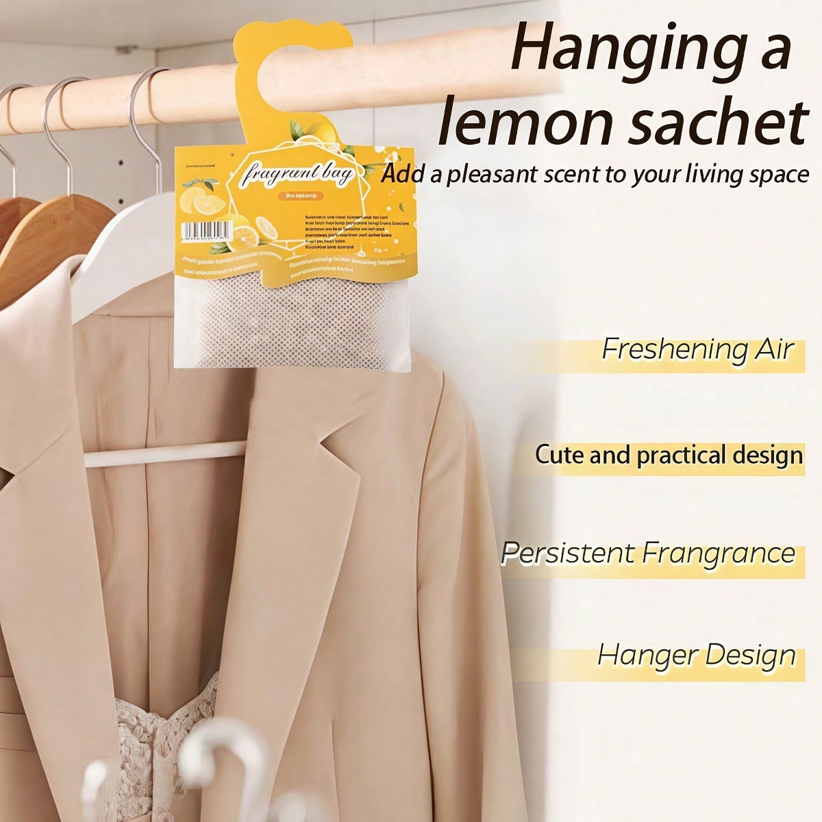 Hanging Lemon Scented Sachets, - огляд і ціна Home Fragrance H&M