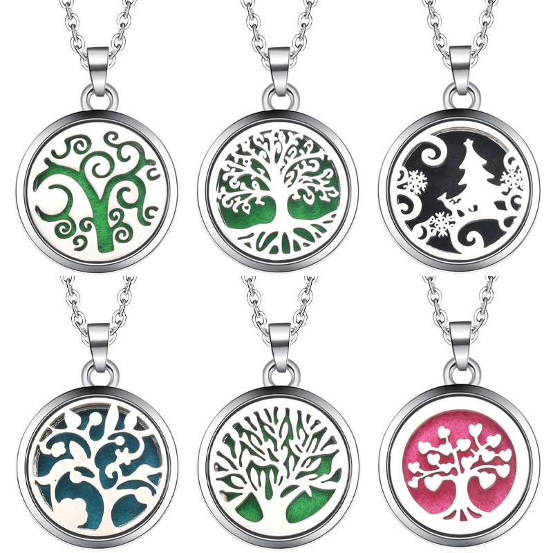 Tree Of Life Aroma Box Necklac - огляд і ціна Diffuser Necklace Locket