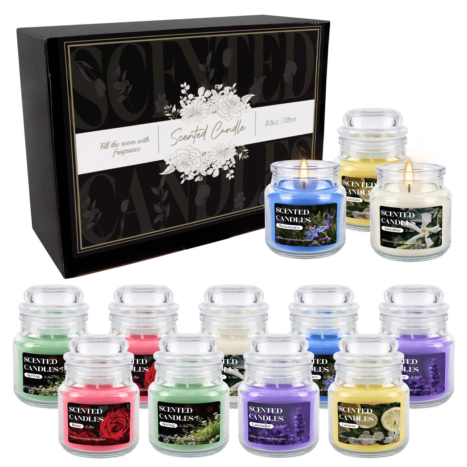 12-Pack Small Rotating Bottle  - огляд і ціна Home Fragrance Options