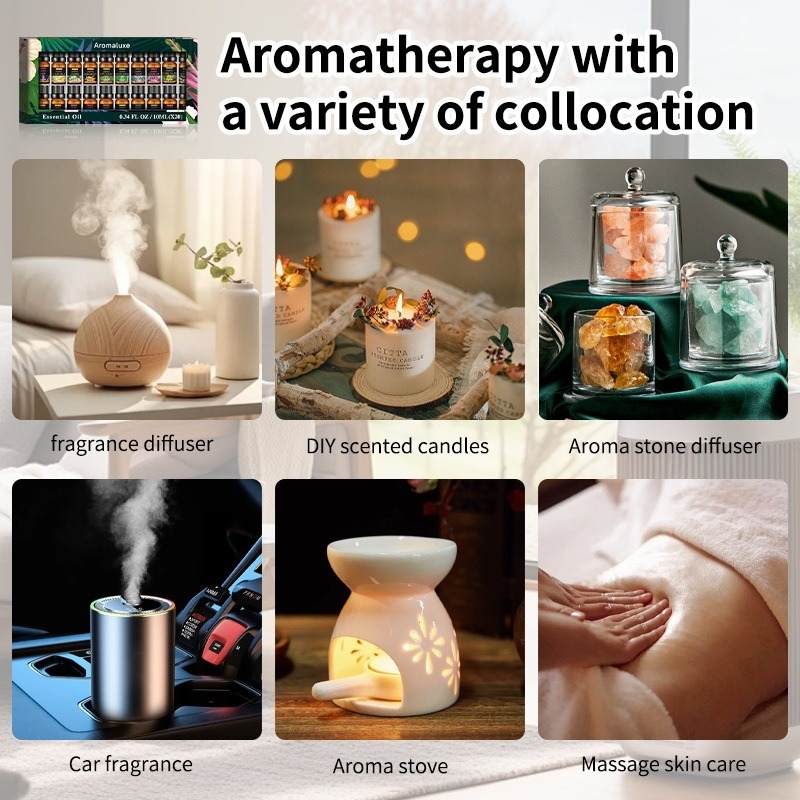 20 Kinds Aromatherapy Essentia - огляд і ціна Home Fragrance Jasmine & Yuzu Porcelain Diffuser