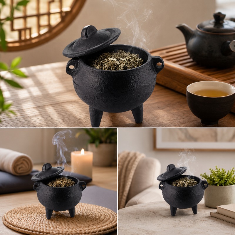 Retro Cast Iron Incense Burner - огляд і ціна Home Fragrance Miniso