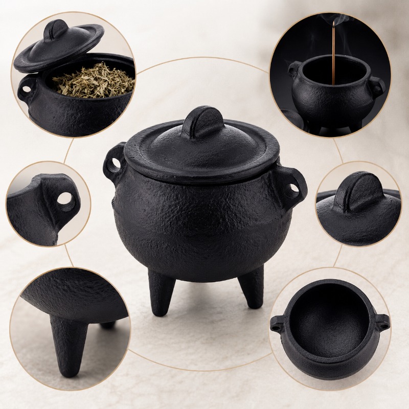 Retro Cast Iron Incense Burner - огляд і ціна Home Fragrance Miniso