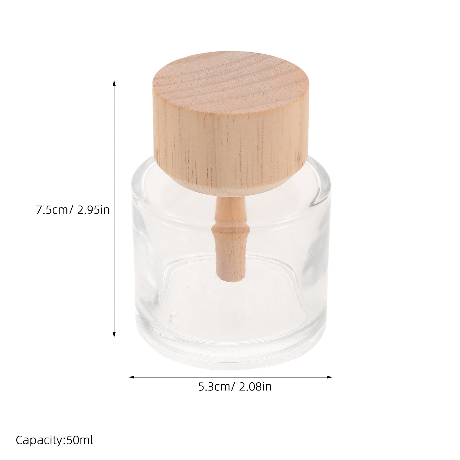 2Pcs Clear Glass Reed Diffuser - огляд і ціна Home Fragrance With Essential Oils